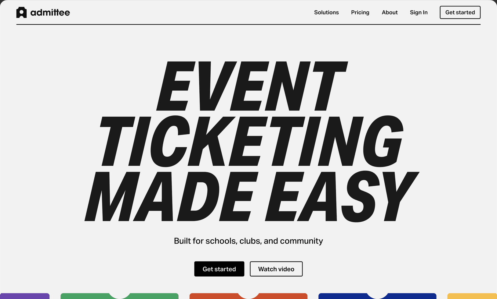 admittee.com, event ticketing made easy